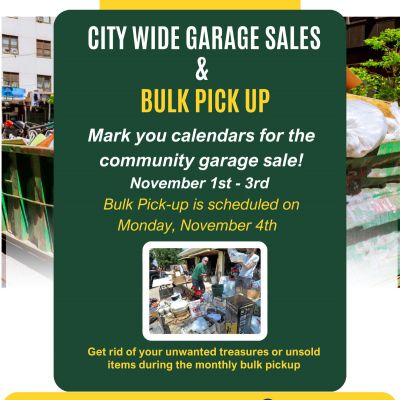 City Wide Garage Sales & Bulk Pick-up